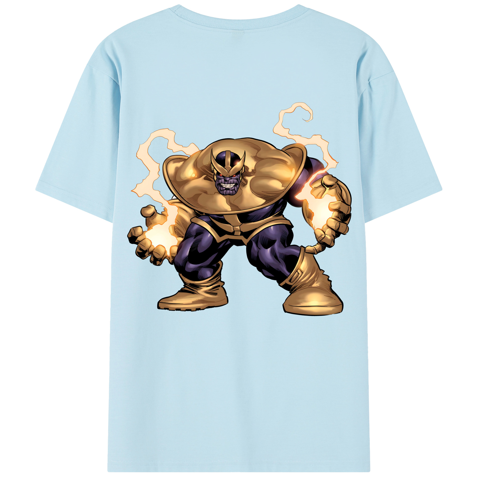 （画像用） アベンジャーズ The Avengers 綿100％半袖Tシャツ（背面プリント）